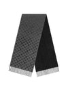 Monogram Gradient Scarf Grey - LOUIS VUITTON - BALAAN 1