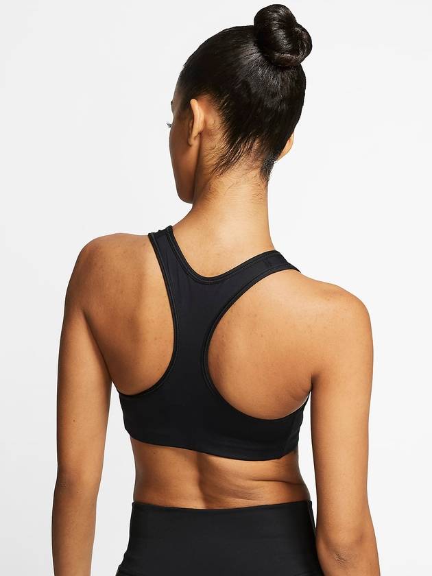 Women's Swoosh Medium Non Padded Sports Bra Black - NIKE - BALAAN 3