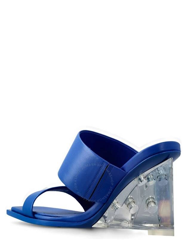 Alexander McQueen Galactic Blue Shard Sandals, Brand Size 38 ( US Size 8 ) - ALEXANDER MCQUEEN - BALAAN 3