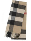 Classic Check Cashmere Muffler Beige - BURBERRY - BALAAN 2