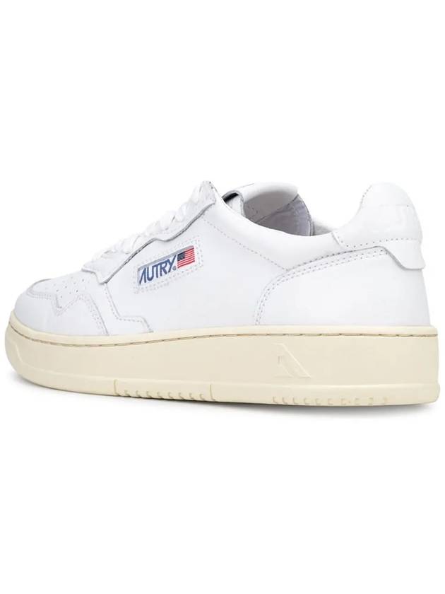 Medalist Leather Low Top Sneakers White - AUTRY - BALAAN 5