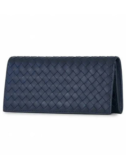 Intrecciato Continental Long Wallet Navy - BOTTEGA VENETA - BALAAN 2