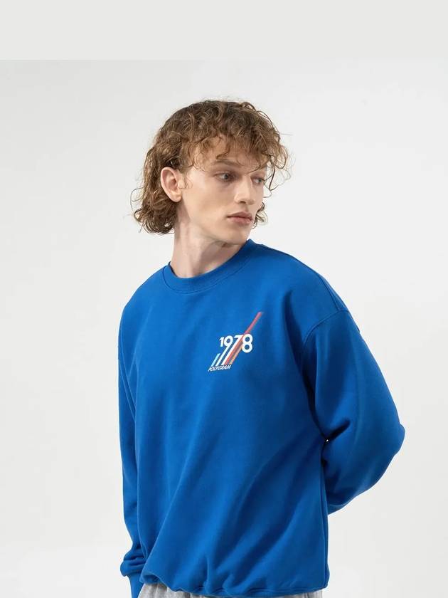 DLINE SWEATSHIRTS BLUE - POLYGRAM - BALAAN 6