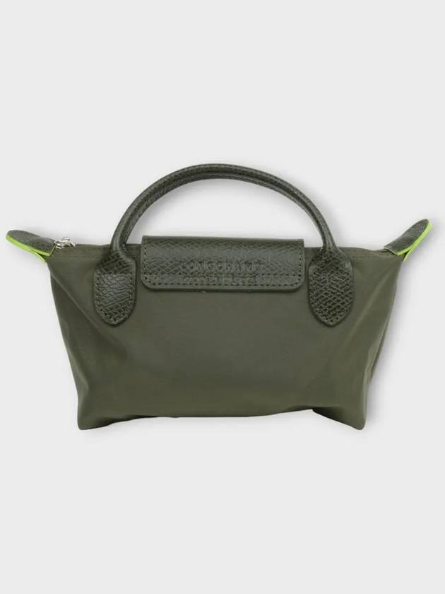 Le Pliage Green Handle Pouch Bag Forest - LONGCHAMP - BALAAN 5