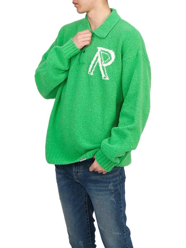 Representant Men's Collar Knit MH3014 ISLAND GREEN - REPRESENT - BALAAN 4