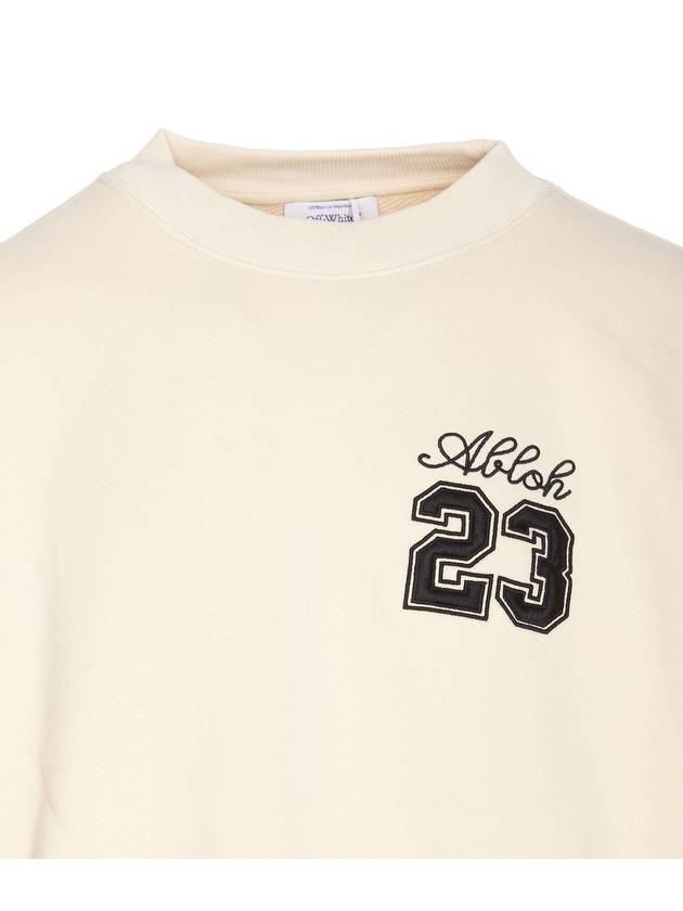 23 Logo Skate Sweatshirt Ivory - OFF WHITE - BALAAN 4