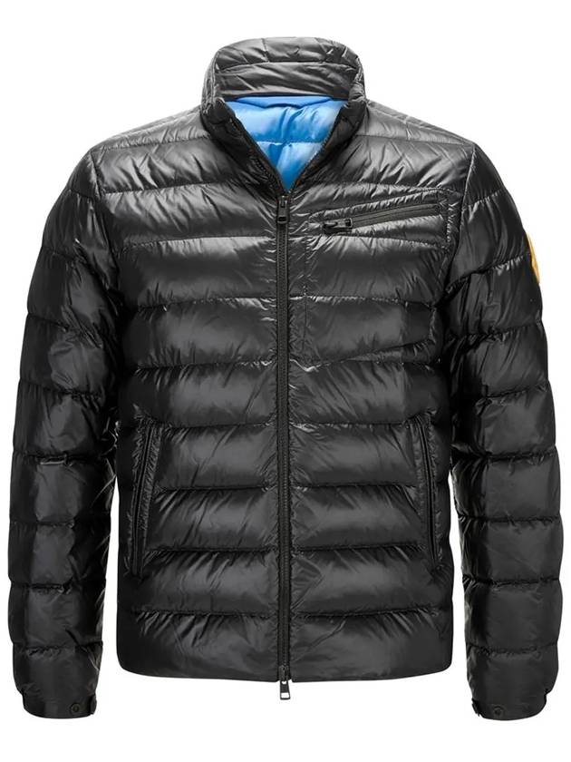 AMALTEAS logo padded jacket blue black 1A001 39 M2640 997 - MONCLER - BALAAN 2