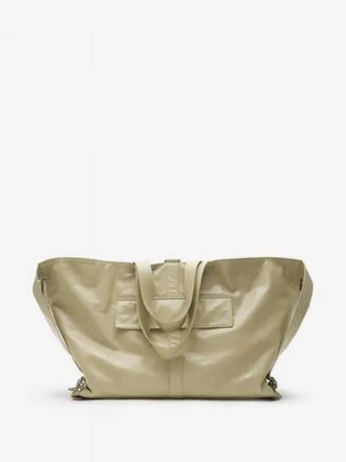 Large Leather Tent Bag Hunter 314972 - BURBERRY - BALAAN 1