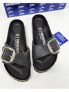 Madrid Big Buckle Slippers Black - BIRKENSTOCK - BALAAN 2