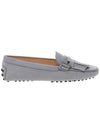 Double T Fringe Driving Shoes Grey - TOD'S - BALAAN 3