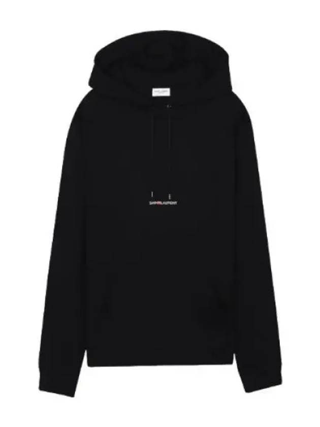 logo print hoodie women - SAINT LAURENT - BALAAN 1