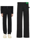 Denim Straight Pants Black - BOTTEGA VENETA - BALAAN 2