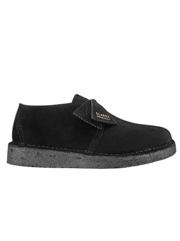 Desert Trek Suede Loafer Black - CLARKS - BALAAN 1