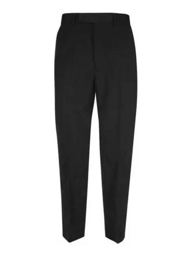 Men's Cotton Poplin Cropped Straight Pants Black - GUCCI - BALAAN 2