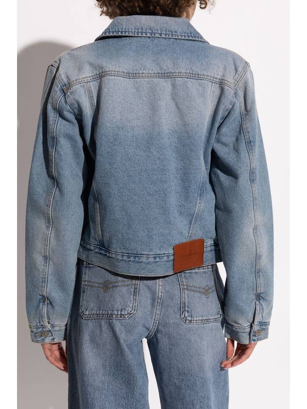 Victoria Beckham Denim Jacket, Women's, Blue - VICTORIA BECKHAM - BALAAN 4