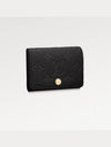 Monogram Embossed Leather Business Card Wallet Black - LOUIS VUITTON - BALAAN 2