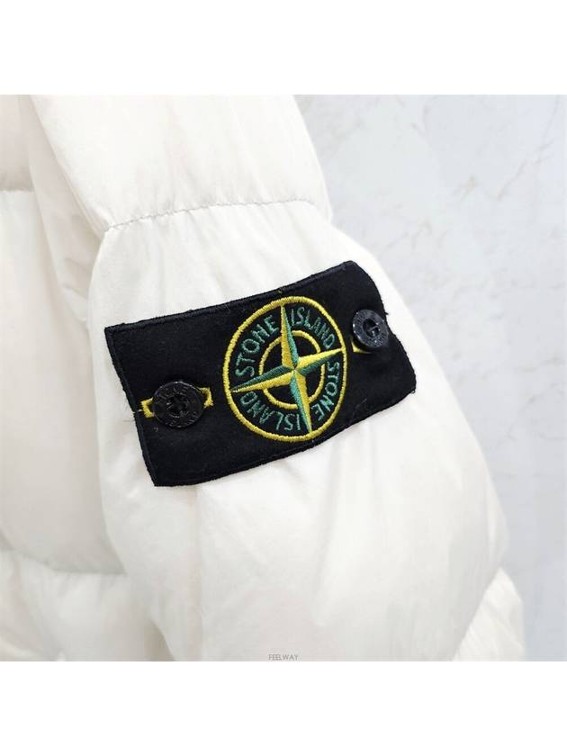 Lux You S Crinkle Labs Wappen Long Padding - STONE ISLAND - BALAAN 4