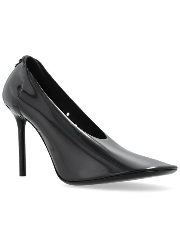 Courrèges Logo Stilettos, Women's, Black - COURREGES - BALAAN 4