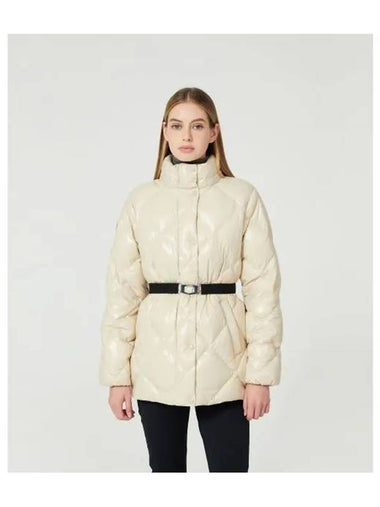 Aliska N Beige Women s Down Jacket - DUVETICA - BALAAN 1