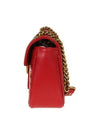 GG Marmont Matelasse Small Shoulder Bag Red - GUCCI - BALAAN 4