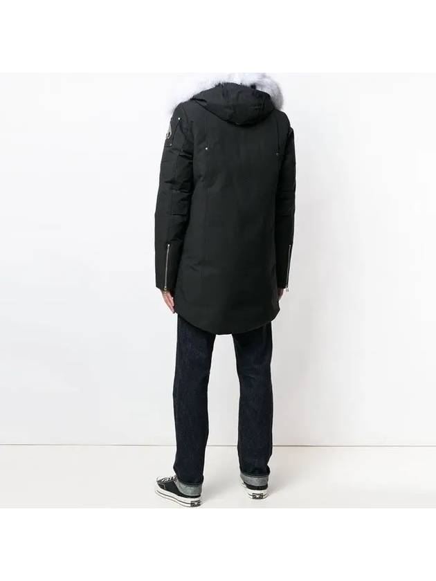 Original Stirling Parka White Fox Fur Black - MOOSE KNUCKLES - BALAAN 6