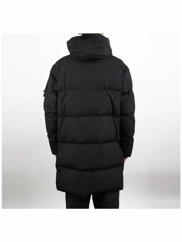 Wappen Patch Crinkle Labs Padding Black - STONE ISLAND - BALAAN 5