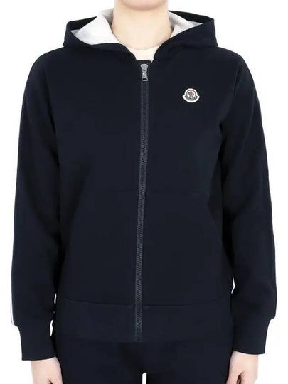 Kids Logo Patch Hood Zip up Navy 8G00008 809AG 778 12 14A Adults can wear - MONCLER - BALAAN 2