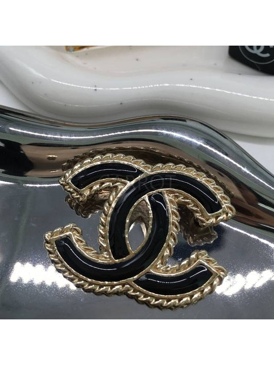 CC logo black gold brooch 24P ABC538 B16134 - CHANEL - BALAAN 1