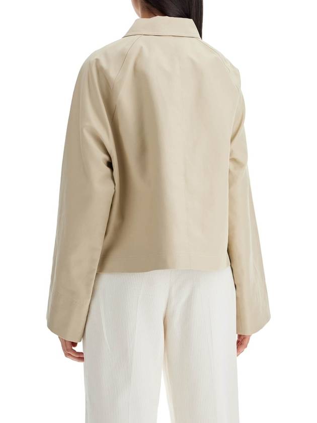 cropped cotton jacket for women - TOTEME - BALAAN 3