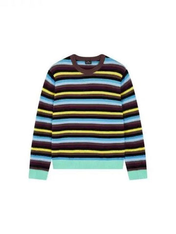 PS Hairy Stripe Knit Multi 270043 - PAUL SMITH - BALAAN 1