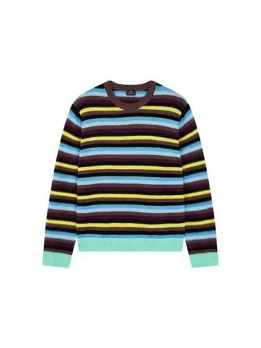 PS Hairy Stripe Knit Multi 270043 - PAUL SMITH - BALAAN 1