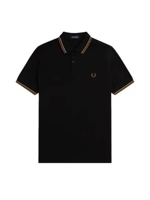 Fred Perry Twin Tip Shirt Black - FRED PERRY - BALAAN 1