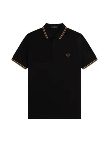 Fred Perry Twin Tip Shirt Black - FRED PERRY - BALAAN 1