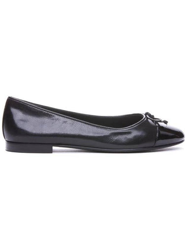 Cap Toe Ballet Flats Black - TORY BURCH - BALAAN 1