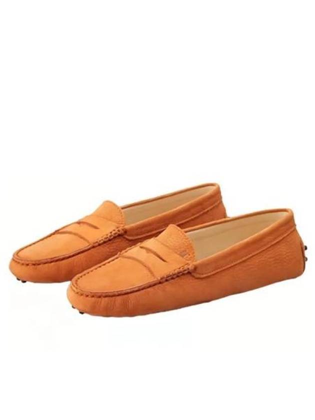 Gommino Suede Driving Shoes Orange - TOD'S - BALAAN 4