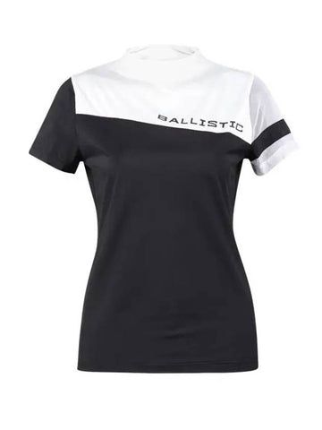 COLOR BLOCK MOCK NECK WOMAN`S T SHIRTBDMWTS58 - BALLISTIC - BALAAN 1