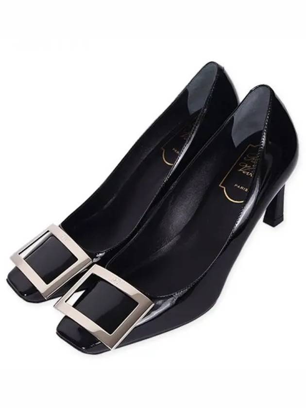 Trumpet Metal Buckle Pumps Black - ROGER VIVIER - BALAAN 2