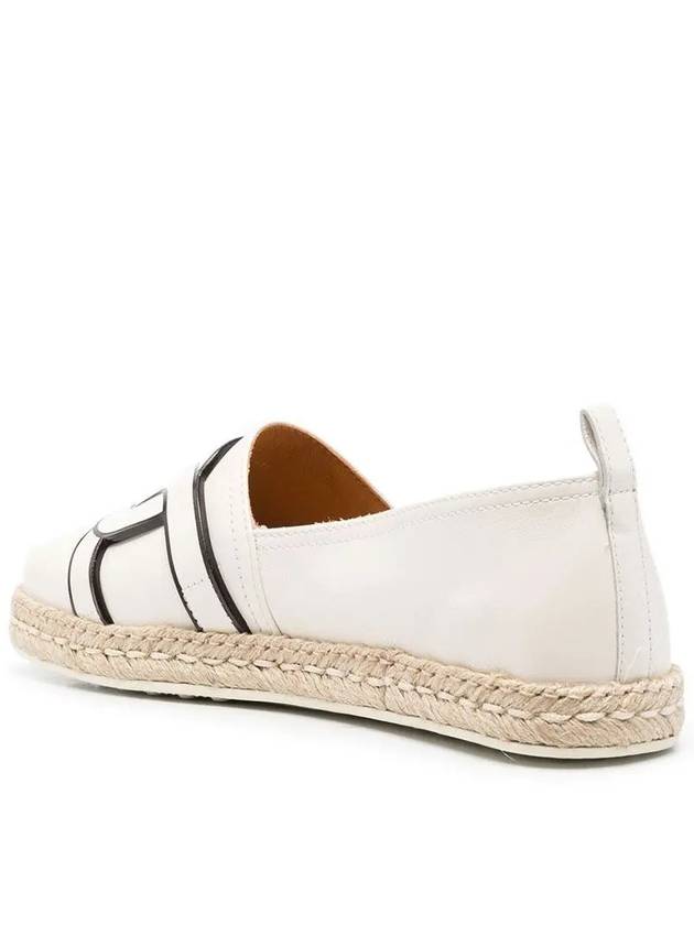 Women's Leather Kate Slip-Ons White - TOD'S - BALAAN 4