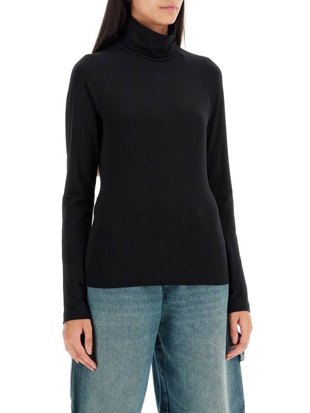 cotton high-neck top with long sleeves - FILIPPA-K - BALAAN 2