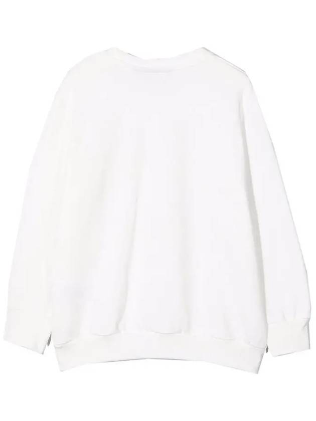 Kids Logo Printing Sweatshirt White 2212013 410 - MINI RODINI - BALAAN 3