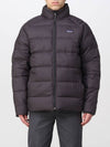 Silent Reversible Fleece Down Jacket Ink Black - PATAGONIA - BALAAN 1