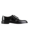 Men's Buckle Detail Derby Black - GIVENCHY - BALAAN.