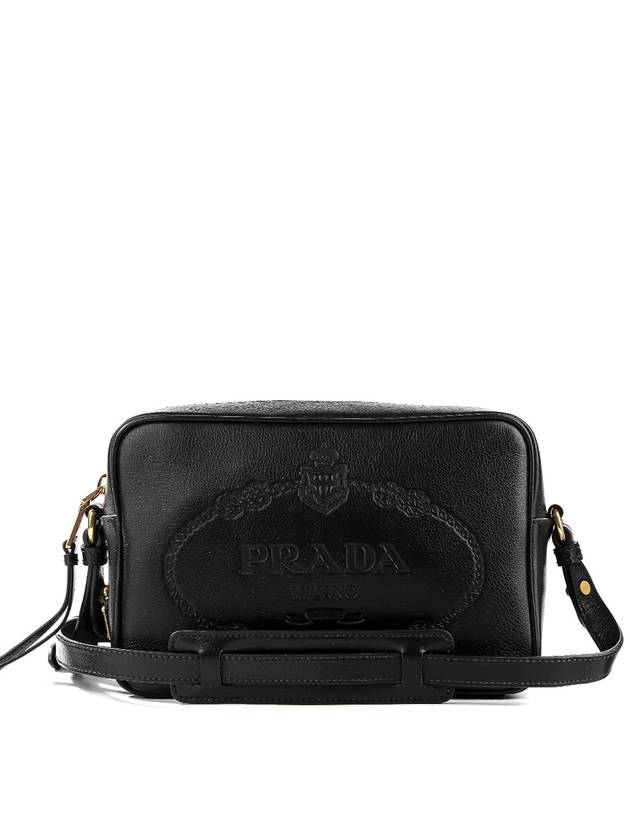 Logo Camera Crossbody Bag Black - PRADA - BALAAN 2