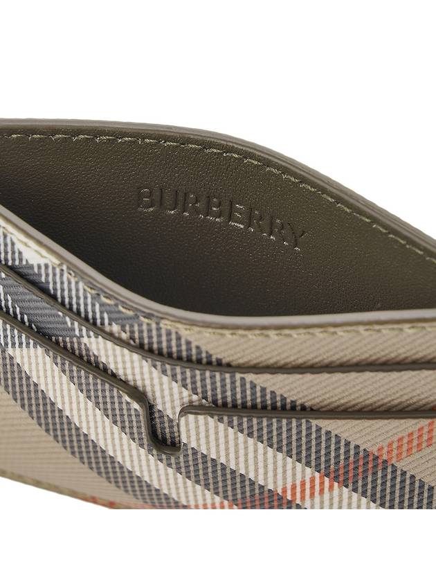 Check Card Case Wallet Beige - BURBERRY - BALAAN 10