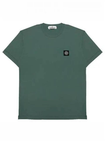 731524113 V0055 Wappen Patch Short Sleeve T Shirt Light Khaki Men s TTA 270191 - STONE ISLAND - BALAAN 1