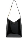 Rendez-Vous Patent Leather Shoulder Bag Black - SAINT LAURENT - BALAAN 1