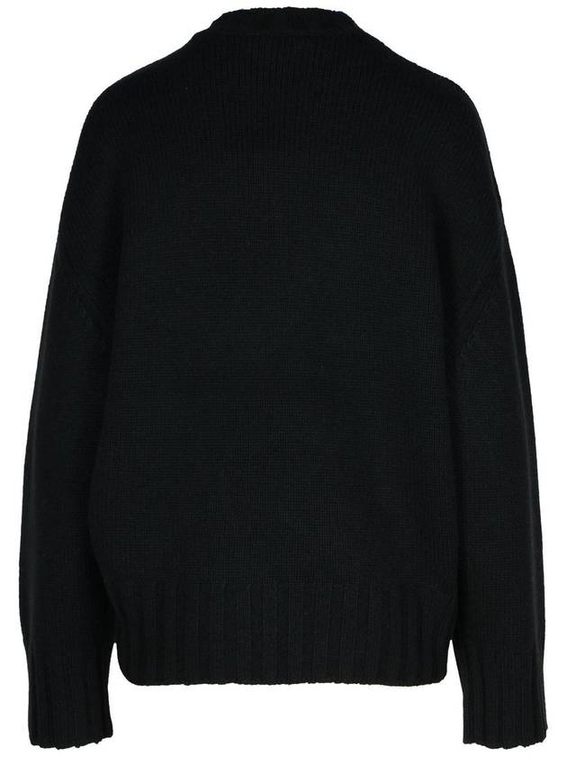 The Attico Black Wool Blend Sweater - THE ATTICO - BALAAN 3