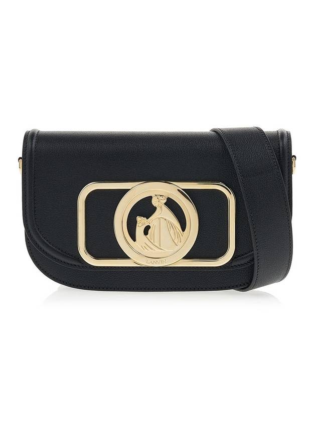 Leather Cross Bag Black - LANVIN - BALAAN 1