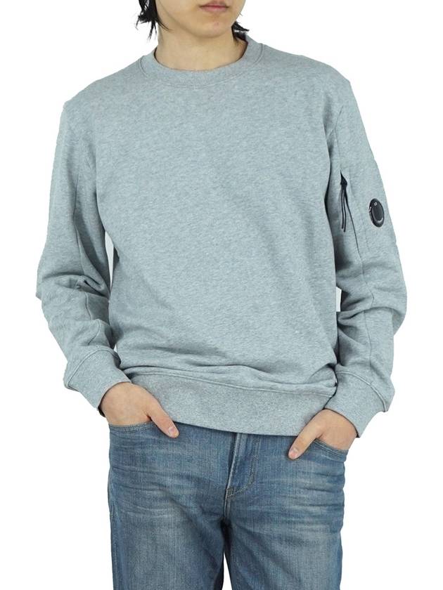 Diagonal Raised Fleece Sweatshirt Grey - CP COMPANY - BALAAN 3