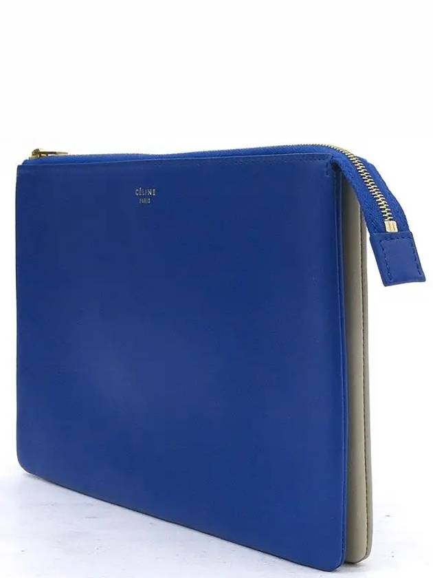 blue clutch bag - CELINE - BALAAN 3